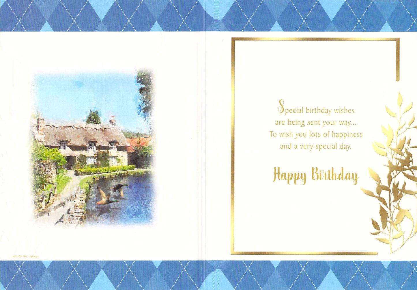 Grandson  Birthday  - Gold Foiled - Greeting Card