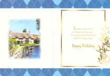 Load image into Gallery viewer, Grandson  Birthday  - Gold Foiled - Greeting Card
