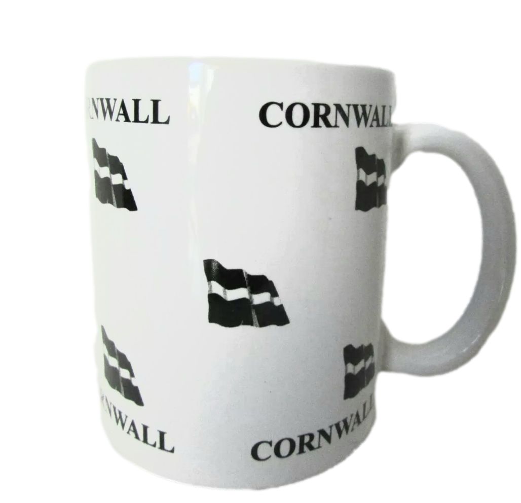 Mug - Cornish flag - free postage - Perfect Gift