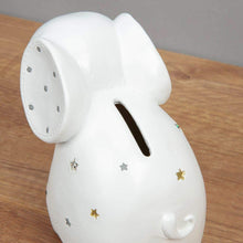 Load image into Gallery viewer, Bambino Money Box ? Elephant White Resin
