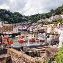 Load image into Gallery viewer, Polperro - Cornwall - Harbour - Blank Greeting Card
