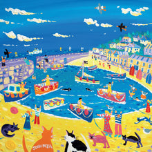 Load image into Gallery viewer, John Dyer Greeting Card - Mousehole Cats - Blank Inside
