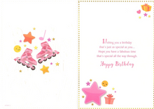 Load image into Gallery viewer, Great Granddaughter - Birthday - Stars / Ice Cream - Greeting Card
