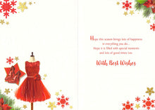 Load image into Gallery viewer, Granddaughter - Christmas - Dress/Shoes Presents - Greeting Card
