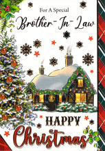 Load image into Gallery viewer, Brother In Law - Christmas - Tree/House - Greeting Card
