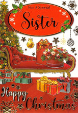 Load image into Gallery viewer, Sister - Christmas - Sleigh - Greeting Card
