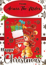 Load image into Gallery viewer, Across The Miles - Christmas - Stocking - Greeting Card
