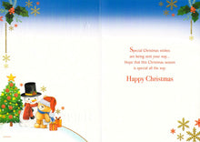 Load image into Gallery viewer, Husband - Christmas - Snowman - Greeting Card
