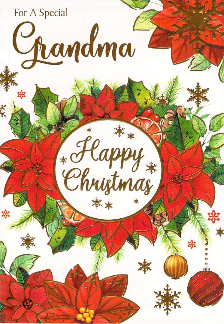 Grandma - Christmas - Hamper - Greeting Card