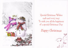 Load image into Gallery viewer, Sister/Brother In Law - Christmas - Snowman - Greeting Card
