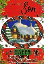 Load image into Gallery viewer, Son - Christmas - House - Greeting Card
