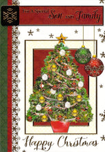 Load image into Gallery viewer, Son And Family - Christmas - Tree - Greeting Card
