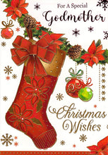 Load image into Gallery viewer, Godmother - Christmas - Stocking - Greeting Card
