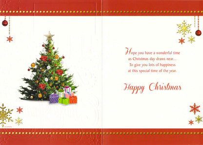 Grandson And Wife - Christmas - Greeting Card