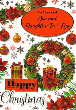 Load image into Gallery viewer, Son And Daughter In Law - Christmas - Greeting Card
