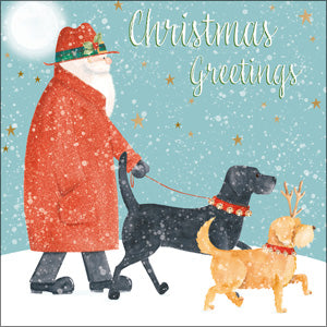 Christmas Greeting Cards - Dogs - Multi Pack of five