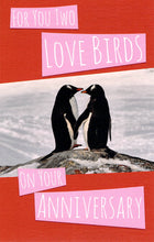 Load image into Gallery viewer, Anniversary - Love Birds - Greeting Card  - Multi Buy Discount
